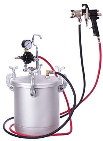 Farbspritzpistole 8 L Druckbehälter Lackierpistole 1,8mm Farbbehälter Lackier System Farbsprühpistole Sprühpistole