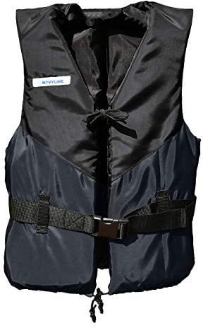 Navyline Unisex 50N Schwimmhilfe Schwimmweste, Farbe:Navyblau, Größe:70-90kg