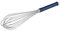 Thermohauser 5000145045 Varillas para batir (Acero Inoxidable), 40 cm de Longitud, Mango de plástico Azul y Colgador, con 16 Trabillas Poliamida