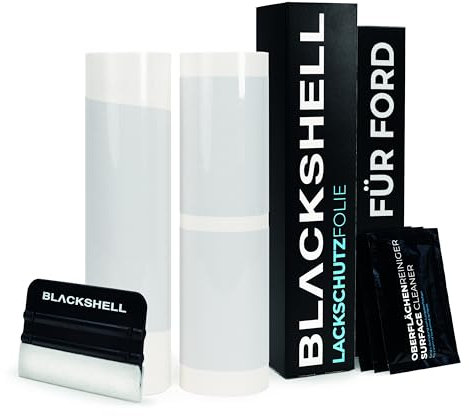 Blackshell® Lackschutz Set passend für Ford Mondeo Turnier | Typ CF | Bj. 2014-2022 Transparent - passgenauer Ladekantenschutz, Einstiegsleisten inkl. Folierset
