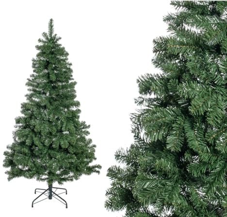 Weihnachtsbaum 180 cm – naturgetreuer Tannenbaum, künstliche Kiefer mit Ständer – Christbaum für Weihnachten – Christmas Tree