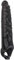 Realistische Penis-Sleeve TPE Penis-Manschette Vergrößerung Kondome G-Punkt Klitoris Dick Extender Dildo Enhancer Zur Penisverlängerung 28Cm -Black