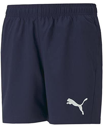 PUMA Jungen Active Woven Shorts B Gewebte, Peacoat, 140