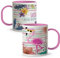 LolaPix Tazas Infantiles. Tazas Personalizadas. Tazas Infantiles plástico. Varios diseños. Flamingo