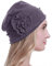 osvyo Chemo Kopfbedeckung für Damen,Turban Mütze für Frauen, Krebs Beanie Haarausfall versiegelte Verpackung LILA GRAU