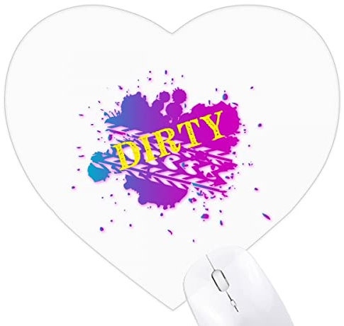Nettoyage des Traces de pneus Jeux de Tapis de Souris en Forme de Coeur
