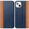 TUCCH Wallet Case for iPhone 14 (6.1) 2022 5G, PU Leather Case with[RFID Blocking][Card Slots][Shockproof TPU] Viewing Stand, Flip Folio Stand Phone Cover Compatible with iPhone 14, Brown&Blue