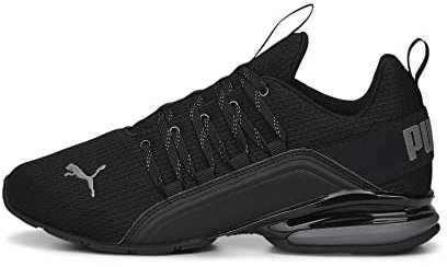 PUMA Chaussures de Running Axelion Refresh Homme 46, Black Cool Dark Gray