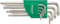STAHLWILLE 10771/8 l Kugelkopf-Winkelschraubendreher Set 8-tlg. l Innensechskant Satz TORX T9 – T40 l schwenkbar bis 25° l im praktischen Halter