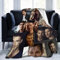 Kuschelige Plüsch-Elijah-Thow-Decke Mikaelson-Flanelldecke, Bettwäsche, warmes Fleece, weiche Decke für Sofa, Couch, Wohnzimmer, Büro, Auto, Camp, Stranddecken, 60x50