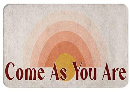 Come As You Are Positive Energy Welcome Fußmatte für den Innenbereich, rutschfest, für Badezimmer, Schlafzimmer, Wohnzimmer, Eingang, Dekor-Zubehör, 50,8 x 81,3 cm