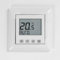 Ritzer Digital Raumthermostat Fußbodenheizung für Gira Standard 55 im Set mit Abdeckung und Rahmen (ohne Zeitschaltuhr)