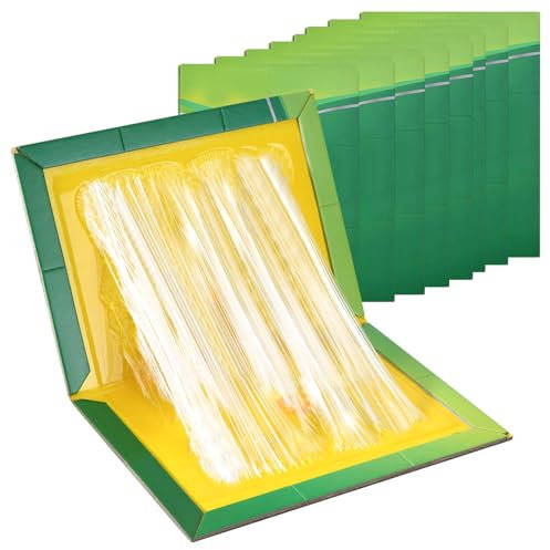KK STRONEX Sticky Traps 6 Packs Large Extra Strong Sticky Trap - Sticky Pads Board Gum Pads for Indoor Outdoor, Home Kitchen, Garage, Garden