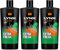 Lynx 3-in-1 Shower Gel Jungle Fresh 12 Hours of Long Lasting Refreshing Fragrance Body Wash with Plant-Based Moisturisers for Men for Naturally Soft Skin, 700ml Pack of 3