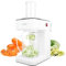 NutriChef 3 en 1 picador eléctrico de verduras, espiralizador y máquina de ensaladas, cortador de frutas, máquina trituradora en espiral, máquina de espaguetis vegetarianos y fideos | Incluye émbolo
