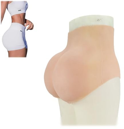 FSYH Silikon-Po-HöSchen Sissy Triangel Slip Verstecktes Gaff Fake Pussy HöSchen füR Crossdresser Transgender Cosplay,Tan,Basics