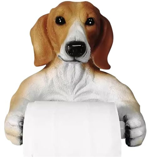 Porte Papier Toilette Mural Original Porte-Rouleau De Mouchoirs Créatif en Forme De Chien, Porte-Serviettes Personnalisé D'hôtel, Installation sans Perçage
