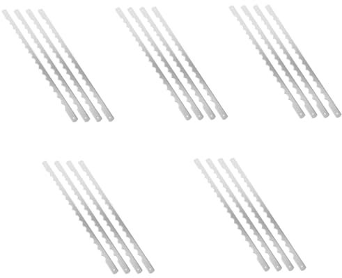 Zerodeko 5 Juegos Cuchillo Rebanador Para Máquina De Pan Cuchillo De Pan Cuchillas Serradas Para Tostadas Para Pan De Cuchillas De La Máquina De Tostar Silver 4 Uds * 5