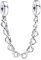 Amuefer Love Chain Safety Chains Charms für Armbänder 925 Sterling Silber mit Cubic Zirkonia Anhänger für Halsketten Geburtstag Weihnachten Schmuck Geschenke für Frauen