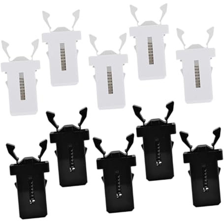 JEWEDECO 10pcs Trash Can Push-type Latch Clips Replacement Fasteners for Touch Lid Bins for