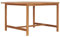 JHQHSM Gartentisch, Outdoor Esstisch Terrassentisch Wetterfest Outdoor Tisch Balkontisch Gartenmöbel Geeignet für Terrasse Bistro Garten Balkon 150x150x75 cm Teakholz Massiv
