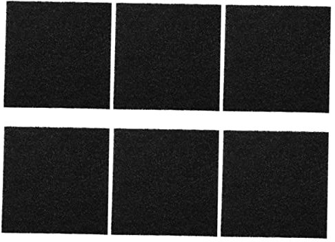 DEARMAMY 6stücke Aktivkohlefilter Für Mülltonne Ersatz Kohlefilter Geruchsneutralisierer Schwarz Filter Für Haushaltsmülleimer