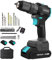 Cecotec Trapano a Percussione - Trapano Portatile PowerForce 3000 Impact Brushless. Motore Brushless, 32000IPM, 2 Batterie 21V-2000mAh, 1500rpm, Coppia 45Nm Regolabile 25+1 livelli, Luce Accessori