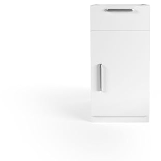 Wasophoogte® Küchenschrank - Küchenunterschrank - Modul N2-700(T)*450(B)*910(H) mm - Weiß - Stilvolles, platzsparendes und ergonomisches Design – Einfach zu montieren