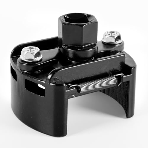 Gykutix Ölfilterschlüssel Universal, Verstellbar 60-80mm Oil Filter Wrench, Federbelastete Ölfilter Schlüssel, Ölfilter Werkzeug für Motorrad Auto, Lkw, Boot
