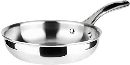 duxtop Whole-Clad Tri-Ply Stainless Steel Stir-Fry Pan Kitchen Induction Cookware 8 Inches