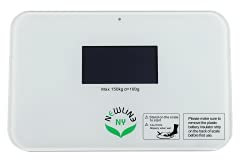 NewlineNY Kleinster Schritt auf Super-Mini-Reise-Personenwaage, off white