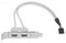 chenyang 9Pin connettore scheda madre da 1 a 2 cavo moltiplicatore di porte USB 2.0 da 40cm con staffa PCI da 80mm