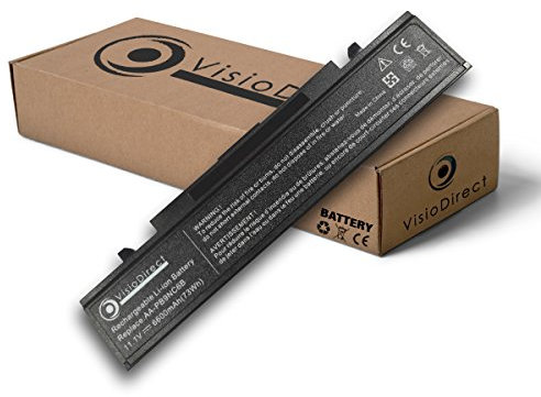 Visiodirect® Batterie Compatible Samsung Q-530 R-23 R-530 R-590 E-151 NP-Q-320 NP-Q-430 Series 6600mAh 11.1V - Visiodirect -