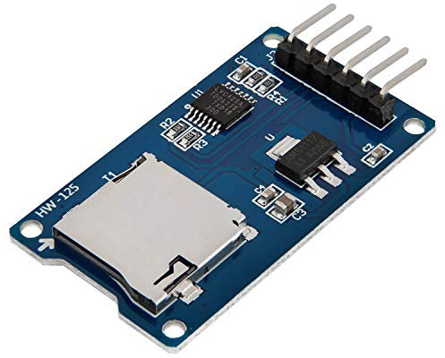 AZDelivery SPI Reader Micro Speicher SD TF Karte Memory Card Shield Modul kompatibel mit Arduino inklusive E-Book!