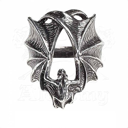 Fledermaus Bat Gothic Ring Batcave Punk Vampire ALCHEMY (54 (17.2))