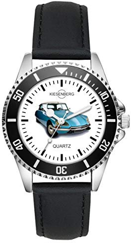 KIESENBERG Geschenk für DS Blau Oldtimer Fans Fahrer Uhr L-1830