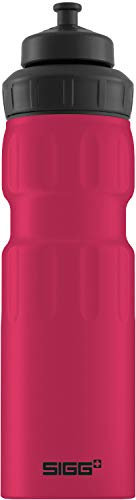 Sigg Wmb Sports Magenta Touch Borraccia Alluminio (0.75 L), Borraccia Colorata Ermetica e Priva di Sostanze Nocive, Borraccia Acqua Leggerissima in Alluminio