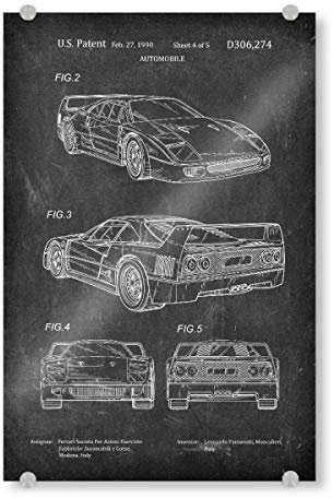 artboxONE Acrylglasbild 30x20 cm Sport/Motorsport Sportwagen patent (Tafel) - Bild Retro Automobil Fahren