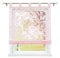SCHOAL Raffrollo Ausbrenner Transparente Raffgardine mit Schlaufen Schlaufenrollo Gardinen Modern 1 Stück BxH 140x150cm Rosa