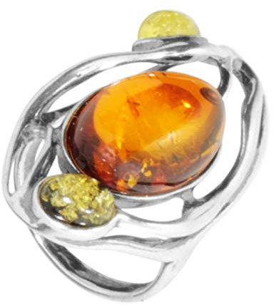 Ring - Asta - Silber 925/000 - Bernstein