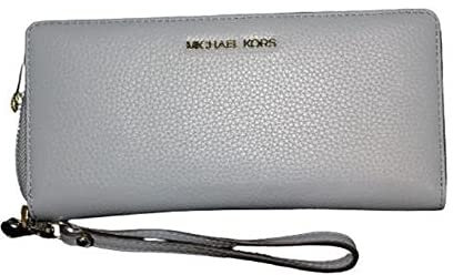Michael Kors Large Travel Continental Wristlet Pale Blue
