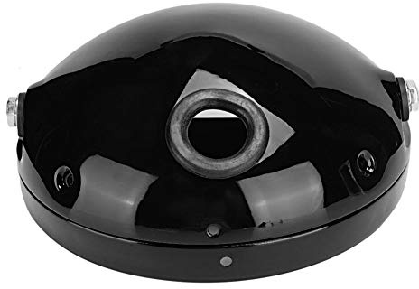 KIMISS Motorrad Scheinwerfer Gehäuse,7 Zoll Motorrad Scheinwerfergehäuse Eimer Schutzhülle für Motorrad-Scheinwerfergehäuse Modifikation Des LED-Lichtgehäuses