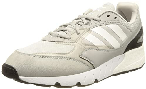 adidas Herren ZX 1K Boost 2.0 Sneaker, Grey/Cloud White/Core Black, 44 EU