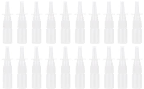 20 Stücke Leere Nasenspray Flasche 10ml Kleine Nasen Sprühflasche Nachfüllbare Reiseflaschen Nasenzerstäuber Parfümzerstäuber Kosmetik Behälter zum Befüllen für Reise Make Up Zerstäuber