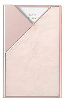 Visitenkartenhalter Marmor Visitenkartenhalter Damen Herren Ultradünn Tragbar Rosa Schwarz Visitenkartenetui Visitenkartenetui