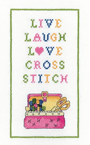 Heritage Crafts Cross Stitch Kit - Love Cross Stitch