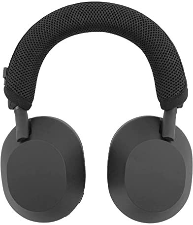 Kopfband-Abdeckung für Sony WH-1000XM5 Kopfhörer, Headset-Kopfbandschutz, Ersatzkissen mit Reißverschluss, Schwarz