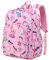 VASCHY Leichter Rucksack für Jungen und Mädchen, 11,5 l, wasserabweisend, mit reflektierendem Brustgurt, mit elastischen Flaschentaschen, für Kindergarten, Space Cats, Tagesrucksack