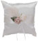 iSpchen Ringkissen Ringträger Kissen Hochzeit Deko Ehering Kissen Traukissen Florale Spitzenband Ringe Kissen Feder Eheringkissen für Hochzeitszeremonie