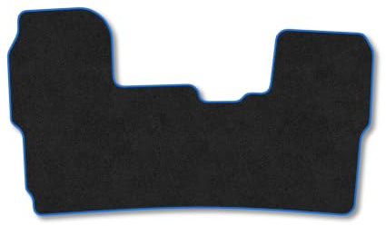 Compatible with Ford Transit (2006-2014) Carpet Car Mats | Blue Edge Trim Tailored Fit Floor Mats Full Coverage Protection Accessories Easy Clean Anti Slip Made in the UK